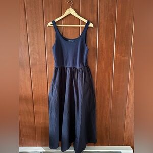Polo by Ralph Lauren Navy Scoop Neck Sleeveless Midi Dress XL